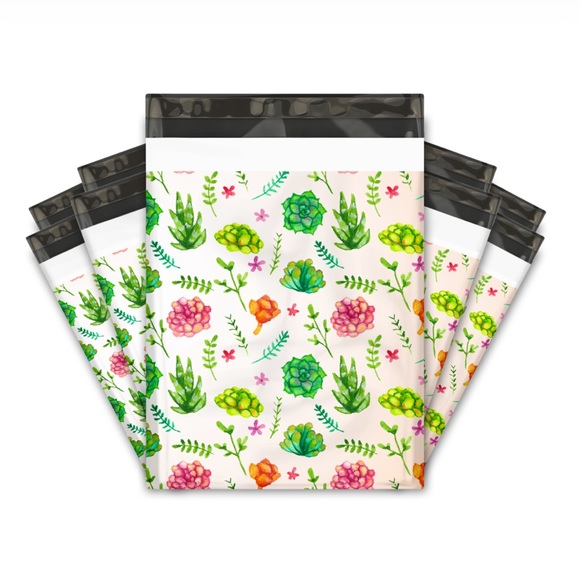 25 10X13 Poly Mailers Succulents  Shipping Envelopes PRICE IS FIRM - Picture 8 of 9